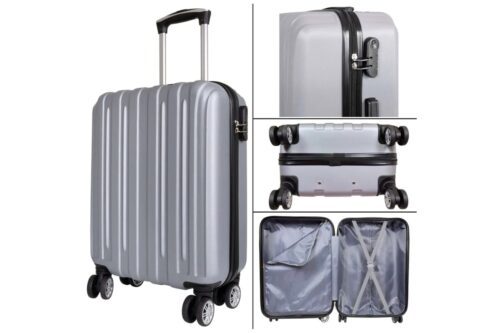 Hartschalenkoffer „Dallas“ – Silber (S/M/L)