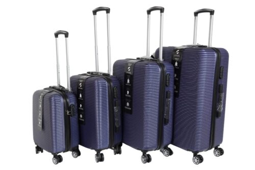 Darwin Reisekoffer Hartschalenkoffer 4er Set - Blau