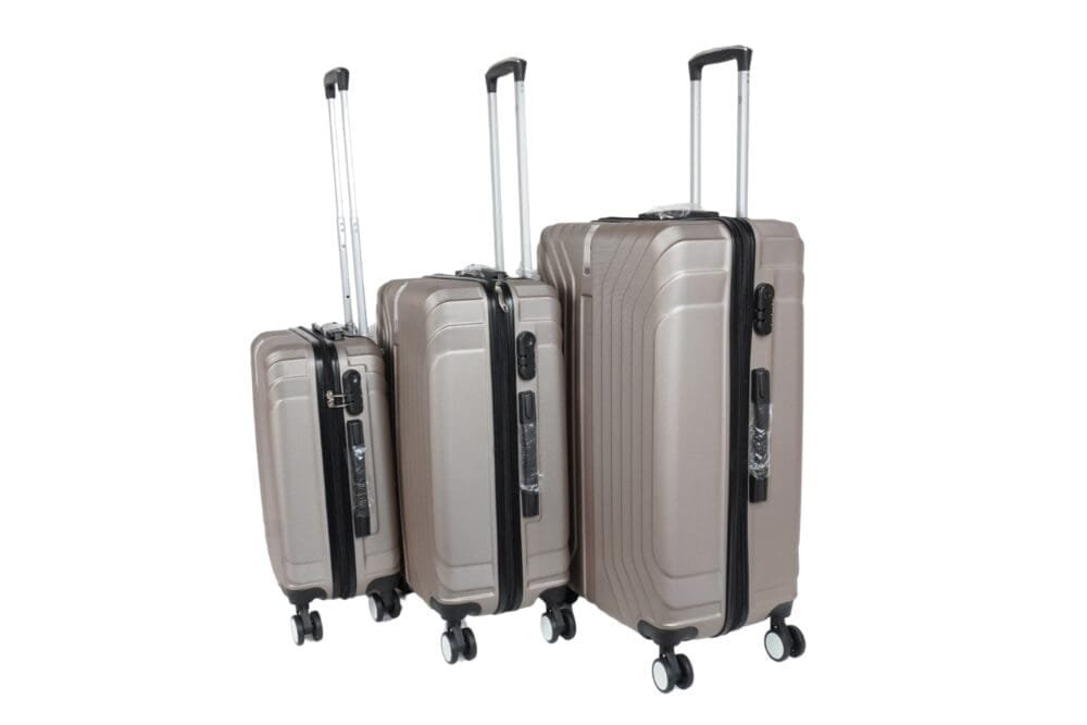 Palma Reisekoffer Hartschalenkoffer 3er Set - Beige - Image 11
