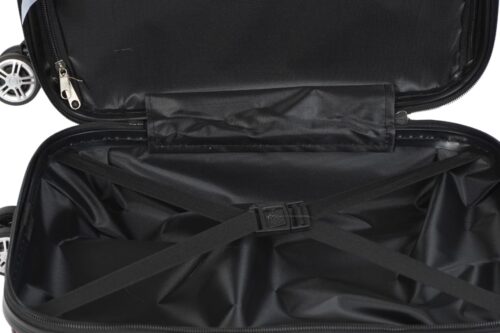 Darwin Reisekoffer Hartschalenkoffer 4er Set - Schwarz