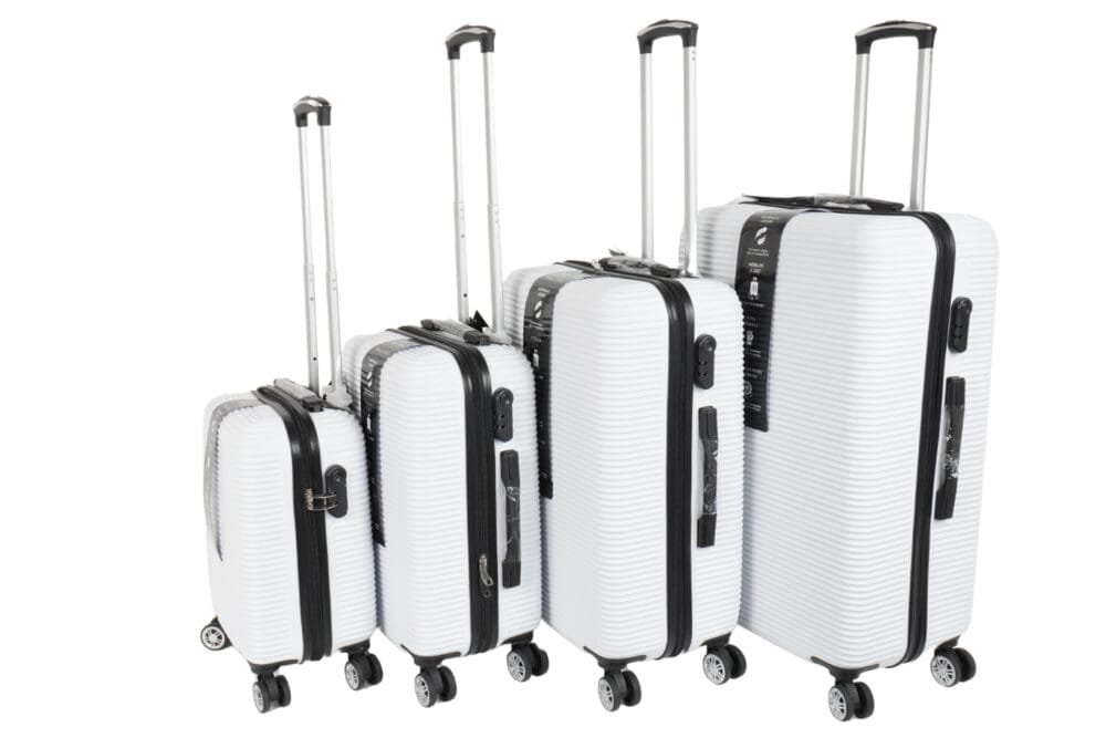 Darwin Reisekoffer Hartschalenkoffer 4er Set - Weiss - Image 12