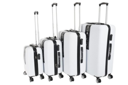Darwin Reisekoffer Hartschalenkoffer 4er Set - Weiss