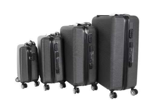 Darwin Reisekoffer Hartschalenkoffer 4er Set - Grau