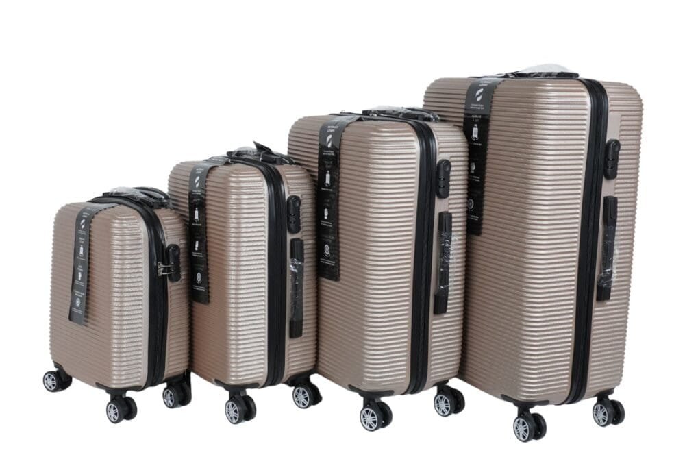 Darwin Reisekoffer Hartschalenkoffer 4er Set - Beige - Image 6