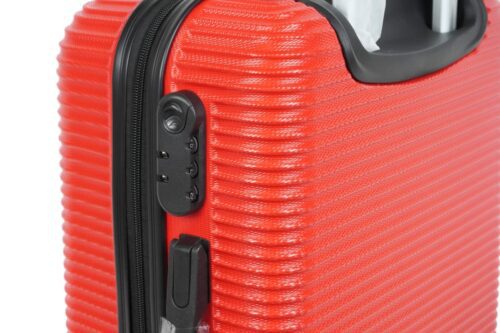 Darwin Reisekoffer Hartschalenkoffer 4er Set - Rot