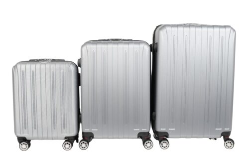 Hartschalenkoffer „Dallas“ – Silber (S/M/L)