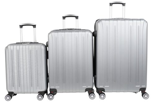 Hartschalenkoffer „Dallas“ – Silber (S/M/L)