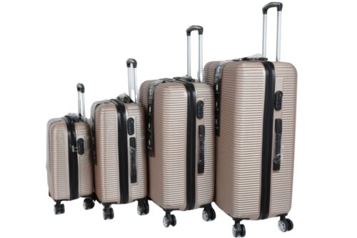 Darwin Reisekoffer Hartschalenkoffer 4er Set - Beige