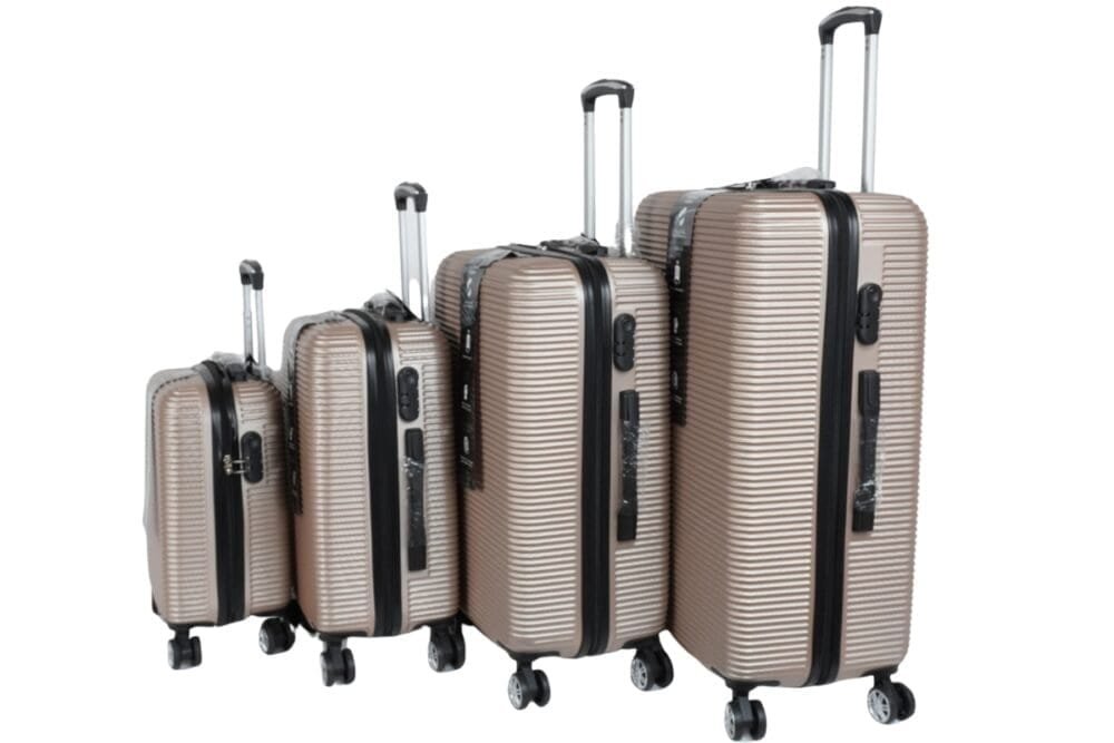 Darwin Reisekoffer Hartschalenkoffer 4er Set - Beige - Image 9