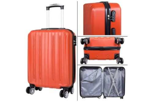 Hartschalenkoffer „Dallas“ – Rot (S/M/L)