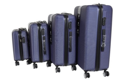 Darwin Reisekoffer Hartschalenkoffer 4er Set - Blau