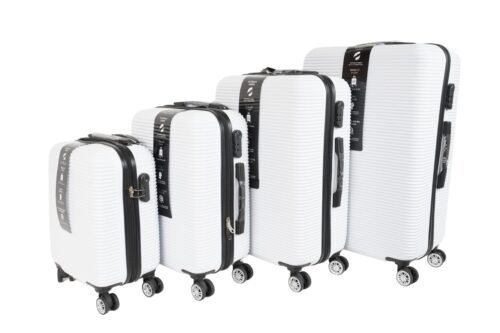 Darwin Reisekoffer Hartschalenkoffer 4er Set - Weiss