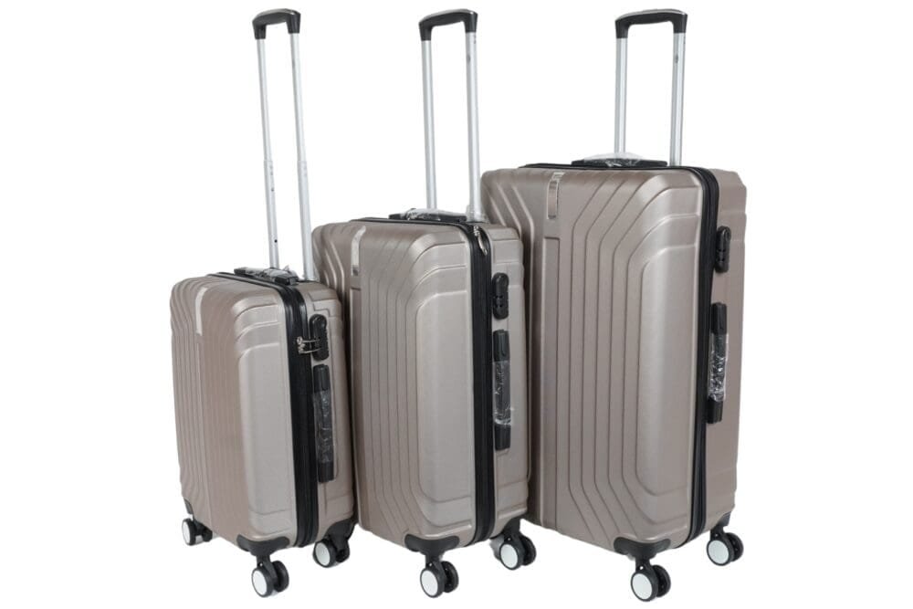 Palma Reisekoffer Hartschalenkoffer 3er Set - Beige