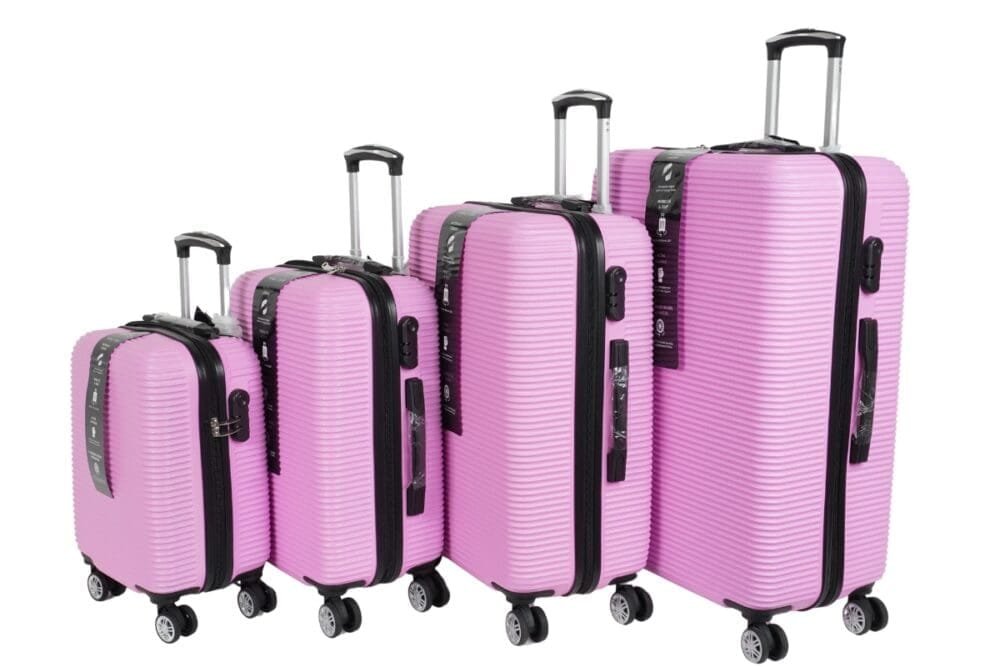 Darwin Reisekoffer Hartschalenkoffer 4er Set - Pink - Image 10