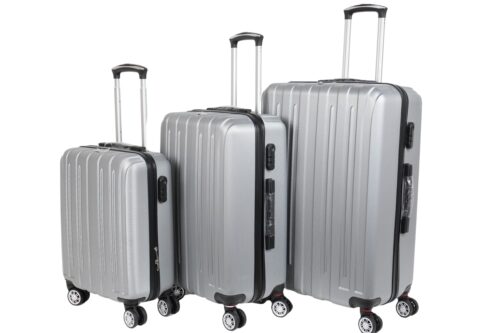 Hartschalenkoffer „Dallas“ – Silber (S/M/L)