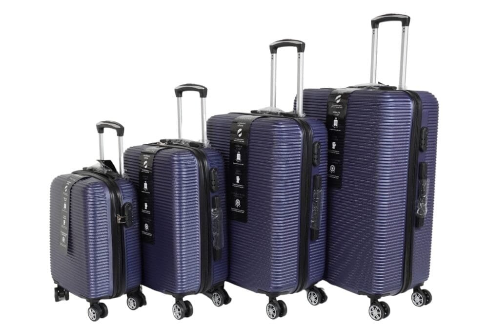 Darwin Reisekoffer Hartschalenkoffer 4er Set - Blau