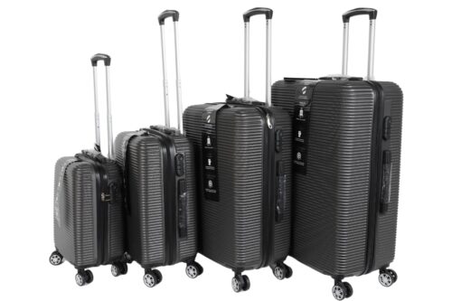Darwin Reisekoffer Hartschalenkoffer 4er Set - Grau