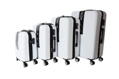 Darwin Reisekoffer Hartschalenkoffer 4er Set - Weiss