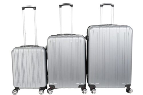 Hartschalenkoffer „Dallas“ – Silber (S/M/L)