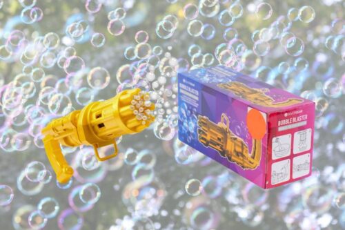 Automatische Seifenblasenmaschine - Gelb