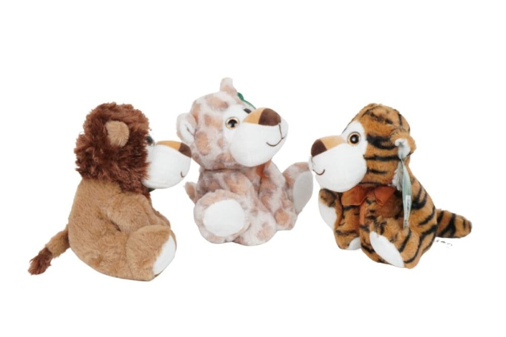 Plüschtier Set / Löwe, Tiger, Leopard