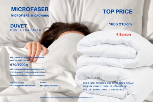 Microfaser Duvet 4 Saison