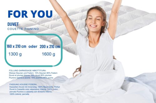 Dauenduvet For You - 2 Grossen