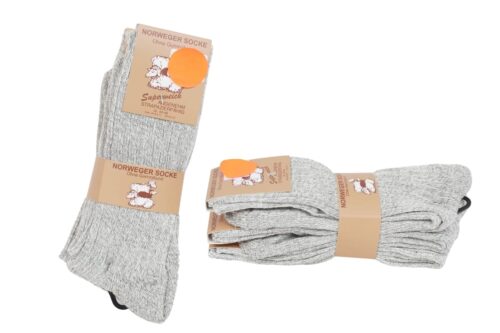 Norwegersocken Wollsocken 2-er Pack