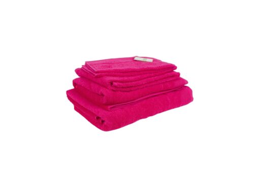 Hochwertige Frottierwäsche – Karminrosa