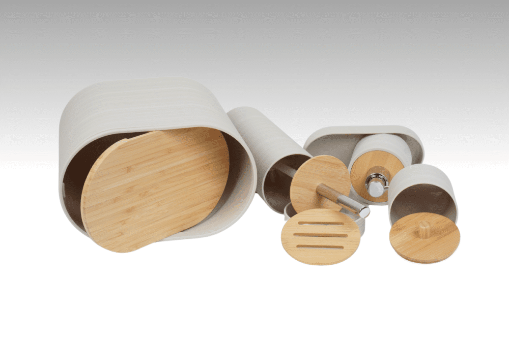 Badezimmer 6-teiliges Set - Beige - Image 3