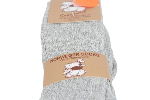 Norwegersocken Wollsocken 2-er Pack