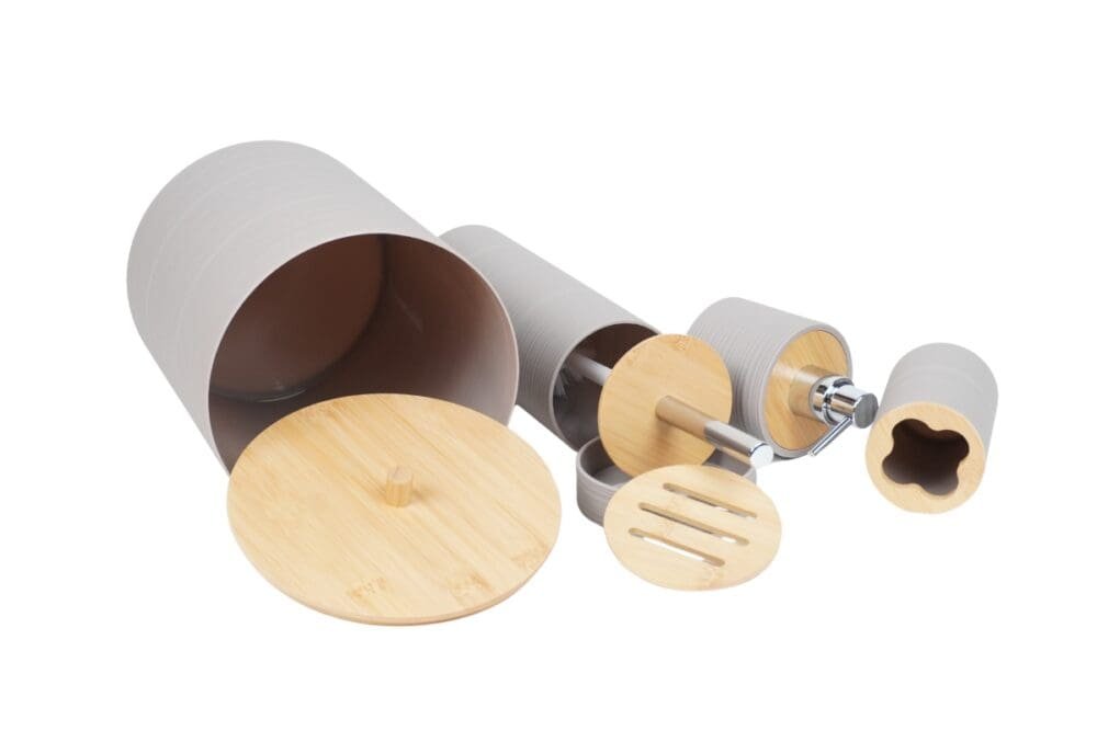 Badezimmer- Zubehör-Set - Beige - Image 3