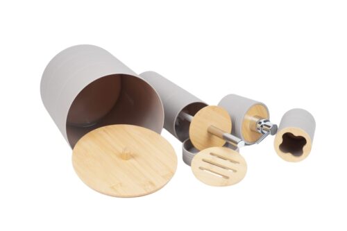 Badezimmer- Zubehör-Set - Beige