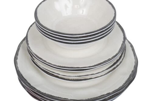 Melamin Geschirr Set 12tlg