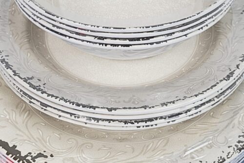 Melamin Geschirr Set 12 Teilig