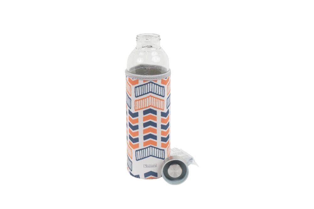 Trinkflasche aus Glas mit Neoprenhülle 0.55l Orange - Image 3