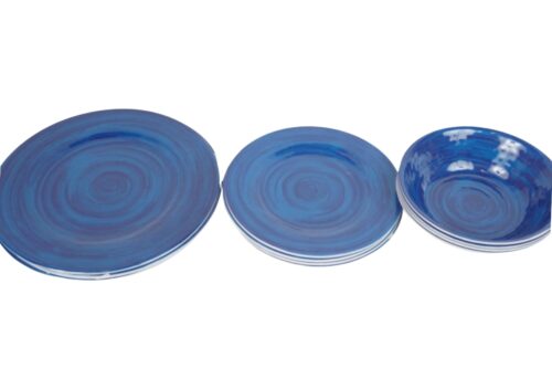 Melamin Geschirr Set 12 Teile für 4 Personen