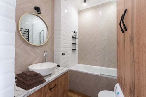 Hochwertige Frottierwäsche – Braun