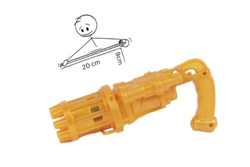 Automatische Seifenblasenmaschine - Gelb