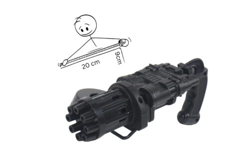 Automatische Seifenblasenmaschine - Schwarz