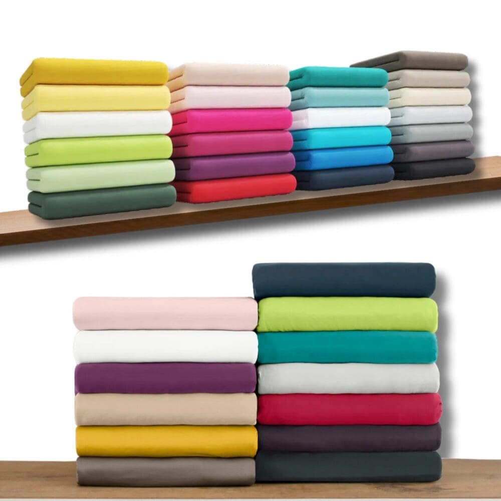 Fixleintuch / Spannbettlaken 140/160 × 200 cm – in 16 Farben - Image 3