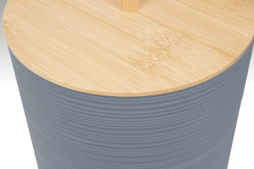 Badezimmer- Zubehör-Set 5-tlg Grau