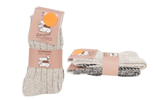 Norwegersocken Wollsocken 2-er Pack
