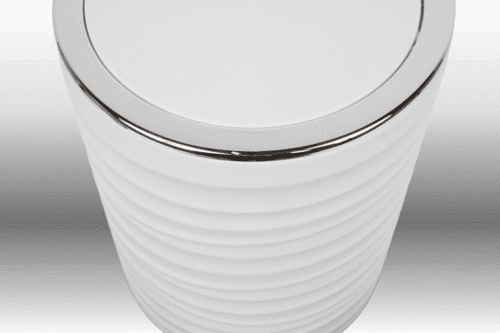 Badezimmer- Zubehör-Set Weiss