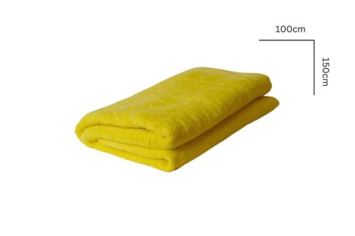 Hochwertige Frottierwäsche – Gelb