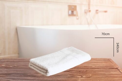 Hochwertige Frottierwäsche – Weiss