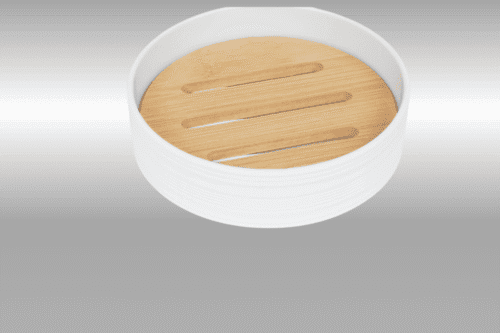 Badezimmer- Zubehör-Set 5-tlg Weiss