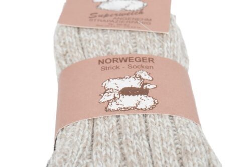 Norwegersocken Wollsocken 2-er Pack