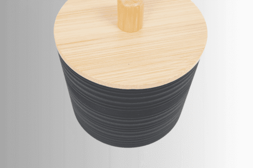 Badezimmer 6-teiliges Set - Schwarz