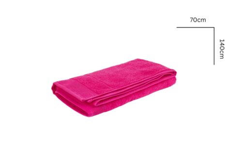 Hochwertige Frottierwäsche – Karminrosa
